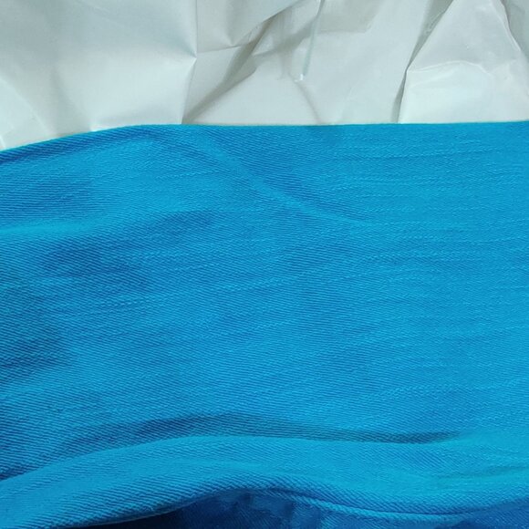 Forever 21 Women Jeans Straight Cut Y2K Statement Denim Retro Bright Blue Sz 30 - Picture 8 of 8